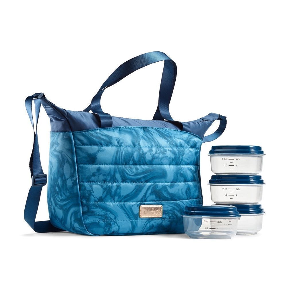 Fit & Fresh Maya Athleisure Lunch Bag Set with 4 Containers